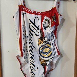 Budweiser Vintage One Piece Bathing Suit